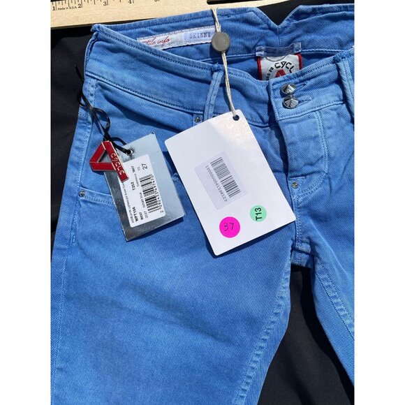 Cycle Denim Skinny Lightweight Comfortable Cobalt Blue Wash Women's Jeans 27 NWT - Picture 4 of 6